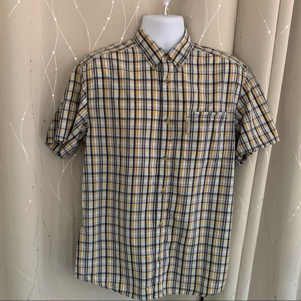 Columbia plaid Button Up